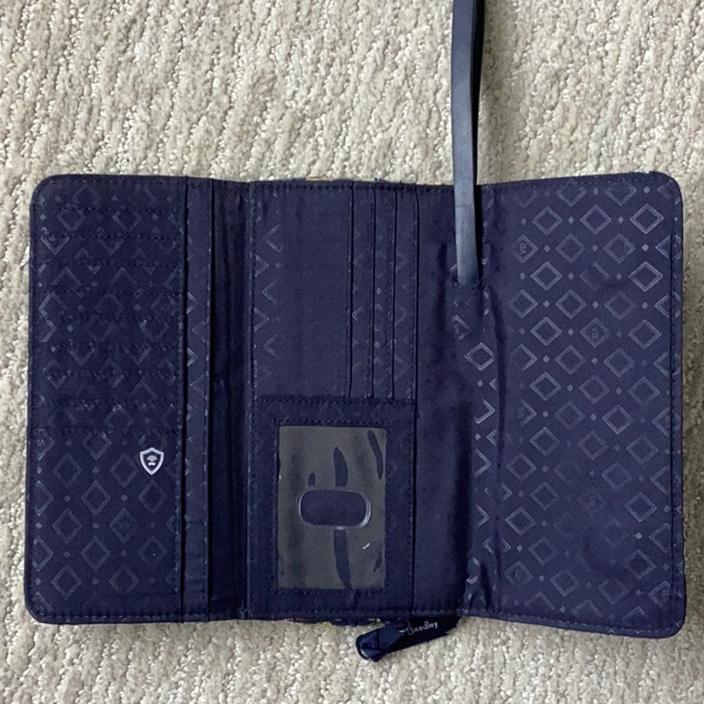 Vera Bradley Quilted Sling Backpack and RFID Wristlet Wallet in Toucan Party - Picture 11 of 13